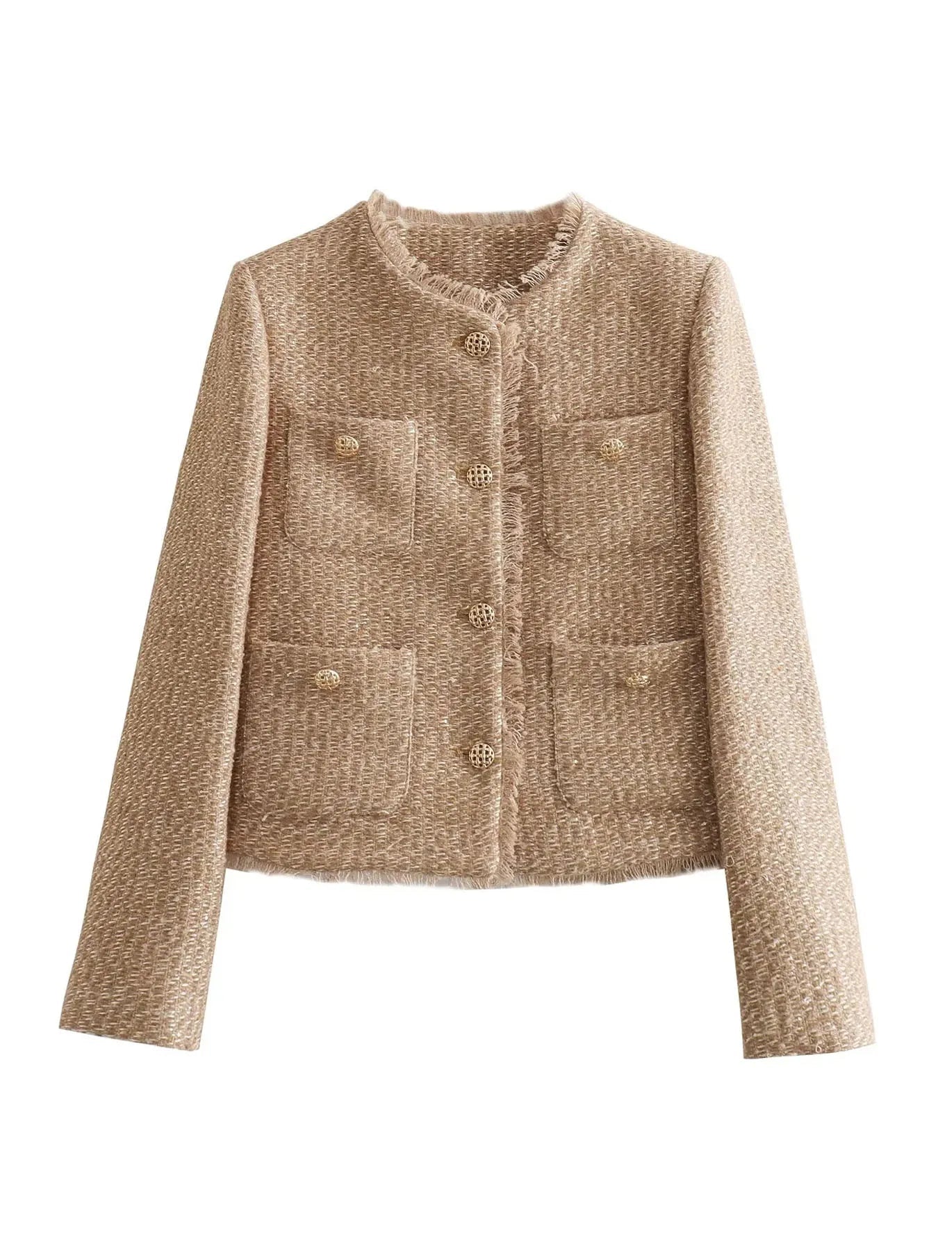 Sarah - cardigan i tweed