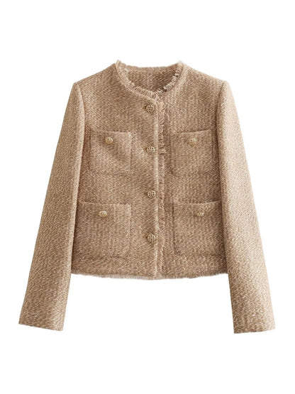 Sarah - cardigan i tweed